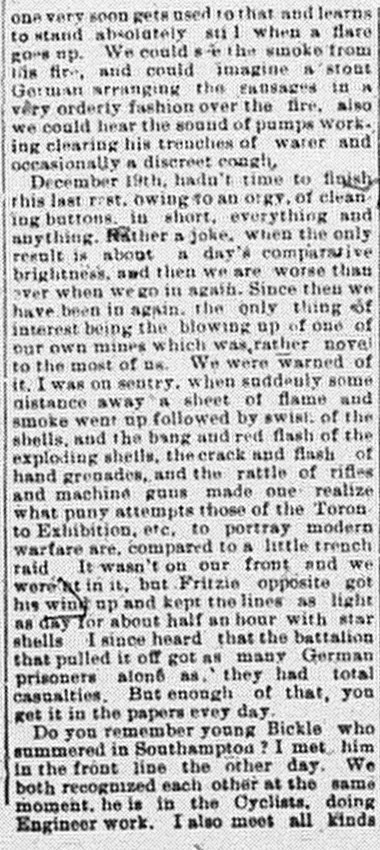The Port Elgin Times, January 17, 1917 article, part 2